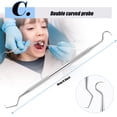 thumbnail image 2 of Jumpingount Juego de 6 piezas para el cuidado Dental, herramientas de limpieza de dientes, hoz de acero inoxidable, equipo de laboratorio bucal para cuidado de los oídos Jumpingount BFH000894-00, 2 of 6