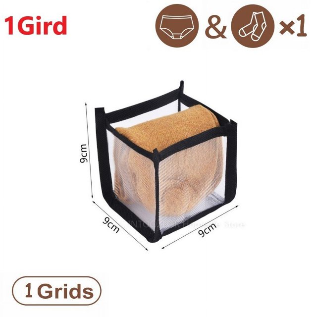 Organizador de calcetines, caja de almacenamiento de ropa interior, cajón de armario, corbatas, armario, separador de ropa