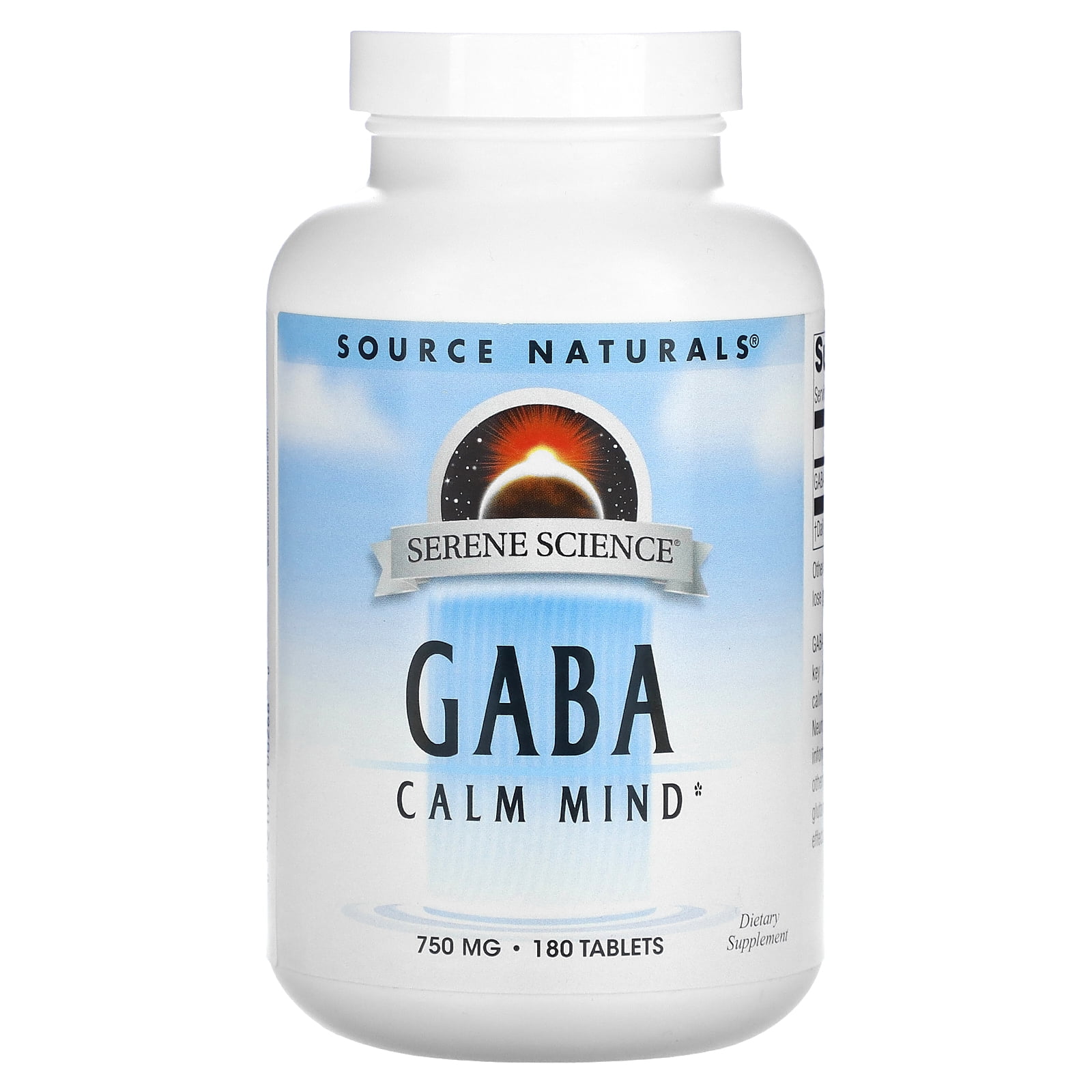 Source Naturals Source Naturals  Gaba, 180 ea