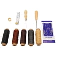 thumbnail image 1 of Leather Repair Sewing Kit, DIY Tape Measure Leather Working Tools Portable  For Leather Craft, 1 of 8