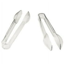 Set of 4 - 6 1/2" Clear Plastic Tongs