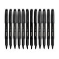 thumbnail image 1 of UNV07071 Universal Pen Style Permanent Markers, Fine Point, Black, Dozen, 1 of 4