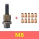 thumbnail image 2 of Adaptador de Remachadora Manual para Placa de Matrícula Metálica, Instalación Sencilla, 11 Piezas M8, 2 of 8