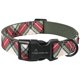 thumbnail image 1 of Collar para perro Aring Pet Christmas, algodón a cuadros, rojo y verde, 34-56 cm, 1 of 6