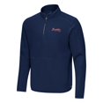 thumbnail image 2 of Men's Antigua Navy Atlanta Braves Step Up Quarter-Zip Pullover, 2 of 3