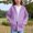 Purple, variant on Trupants Big Girls Black Hoodie 7-8T, Cat Ear Zip Up, 100% Polyester Lightweight, Durable for School & Parties, Machine Washable