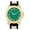 Green, Gold, variant on Iced Oversized Hip Hop Bullet Rubber Band Mens Watch, That Shows Your Lust for Life - GJM (GJM - Green - Gold)