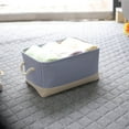 thumbnail image 3 of Panier Décoratif Rectangulaire Bac de Rangement en Tissu, 3 of 5