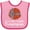 Pink and Fuchsia, variant on Inktastic I'm So Cute, I Must Be Norwegian Sunflower Norway Flag Boys or Girls Baby Bib