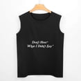 thumbnail image 3 of Don’t Hear What I Didn’t Say Men'S Muscle T-Shirt, Sleeveless, Muscle Tank Tee Top 3XL, 3 of 7