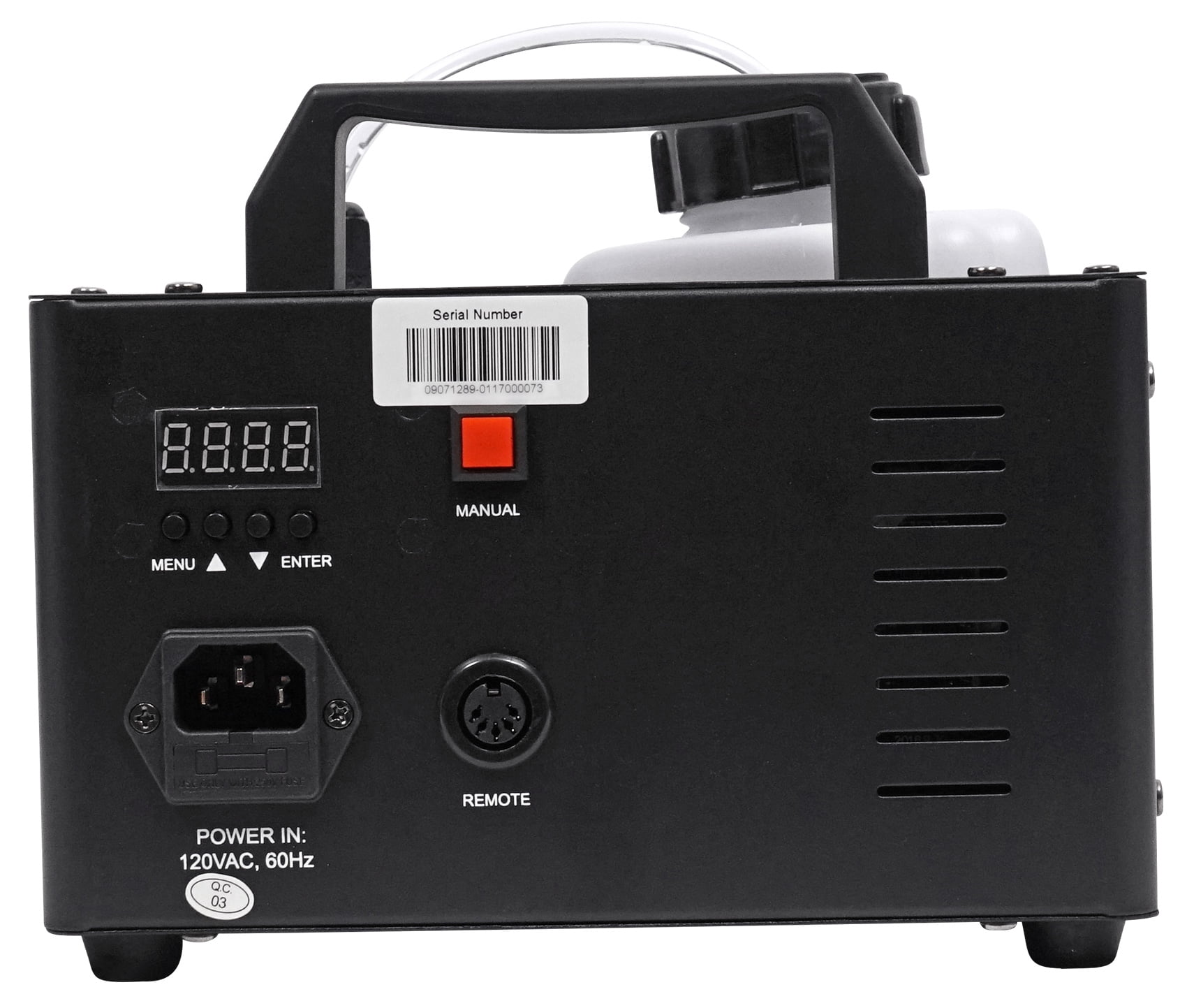 Chauvet DJ Geyser T6 Fog Machine Fogger, LED RGB+Remote+Waterproof Carry Bag