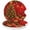 Red, variant on Merry Christmas Car Coasters for Cup Holders Set of 2 Absorbent, 2.56" Ceramic Drinks Cupholder Coasters with Finger Notch Glam Shining Xmas Ball Tree Gifts Holiday Auto Interior Accessories for Men