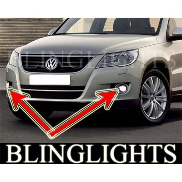 For 2008 2009 2010 2011 VW Tiguan Fog Lights Lamps Volkswagen