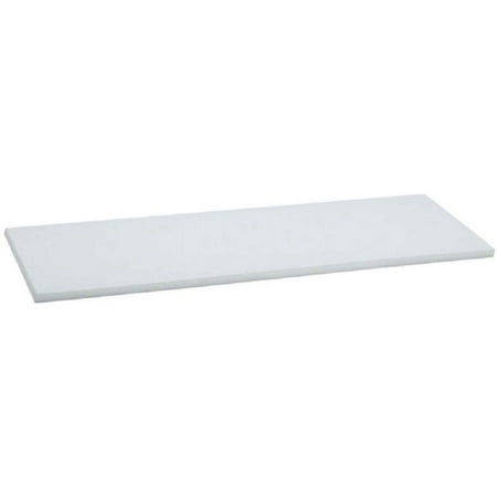 Schulte Freedom Rail Melamine Storage Shelf - White 14 In x 3 Ft - Extra Shelf &mdash; Home & Garage Storage Stackable Design