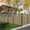 antique wood, variant on Mondaria 6 ft x 6 ft Semi-Private Fence Panel with 1 Post, WPC Composite Outdoor Fence for Backyard, Garden and Pool, Brown