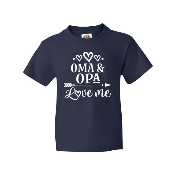 Inktastic My Oma Opa Love Me Grandchild Gift Youth T-Shirt