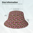 thumbnail image 3 of Balery Strawberry Sombreros para el sol para hombre y mujer, sombrero de pescador con UPF 50+, 3 of 6