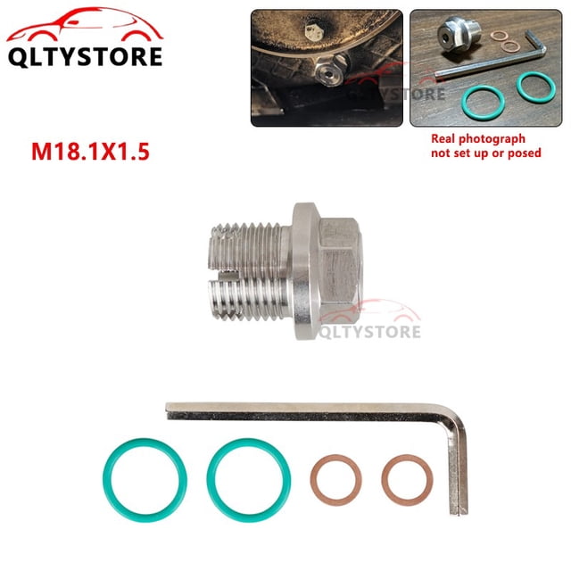 M18.1X1.5 Oil Drain Plug Self Tapping Oil Pan Thread Repair Kit with O-Ring