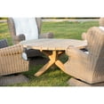 thumbnail image 3 of Padma's Plantation Outdoor Bora-Bora Chat Teak Table, 3 of 5