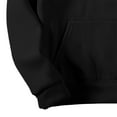 thumbnail image 6 of Resicozy Mens Hoodies Pullover Long Sleeve Casual Fashion Sweatshirts Winter Solid Color Hooded Tops with Pocket Black S, 6 of 7