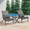 Gray, variant on Jableast 3-Piece Outdoor Patio Furniture Set, Folding Conversation Set with Coffee Table, Adirondack Chairs for Garden, Balcony, Backyard, Poolside, All-Weather Wicker Patio Chairs (Brown Cushion)