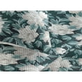 thumbnail image 3 of Ambesonne Chrysanthemum Quilted Bedspread Set 3 Pcs, Delicate Floral Print, Twin, Cadet Blue Ivory, 3 of 4