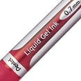 thumbnail image 3 of Pentel EnerGel Deluxe Liquid Gel Pen, Medium Line, Metal Tip, Red Ink, Box of 12 (BL57-B), 3 of 6