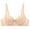 Beige Bra for Women, variant on AINIYS Secure Fit Bra for Women Wireless Thin Fabric Bralettes Cleavage Bra Bralette Soft Cup Bra Breathable Everyday Bras Lift and Support Push-Up Bra Blue 38