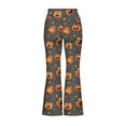 thumbnail image 5 of DISNIMO Halloween Pumpkin Bell Bottoms Leggings for Kids Yoga Pants Ages 5-6 Girls Flare Leggings Long Flare Yoga Pants for Kids Flare Pants for Girls Sport Yoga Pants, 5 of 7