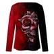 thumbnail image 5 of Camisas Para Mujer, Camisetas de Gran Tamaño, Manga Larga, Moda Informal, Estampado, Cuello Redondo, Camiseta Suelta, Blusa de Otoño, Pulóver, Tops Odeerbi ODB135134, 5 of 5