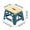 thumbnail image 3 of Taburete portátil plegable grueso, taburete para niños, taburete bajo para exteriores, taburete de cambio de zapatos de plástico, 3 of 3
