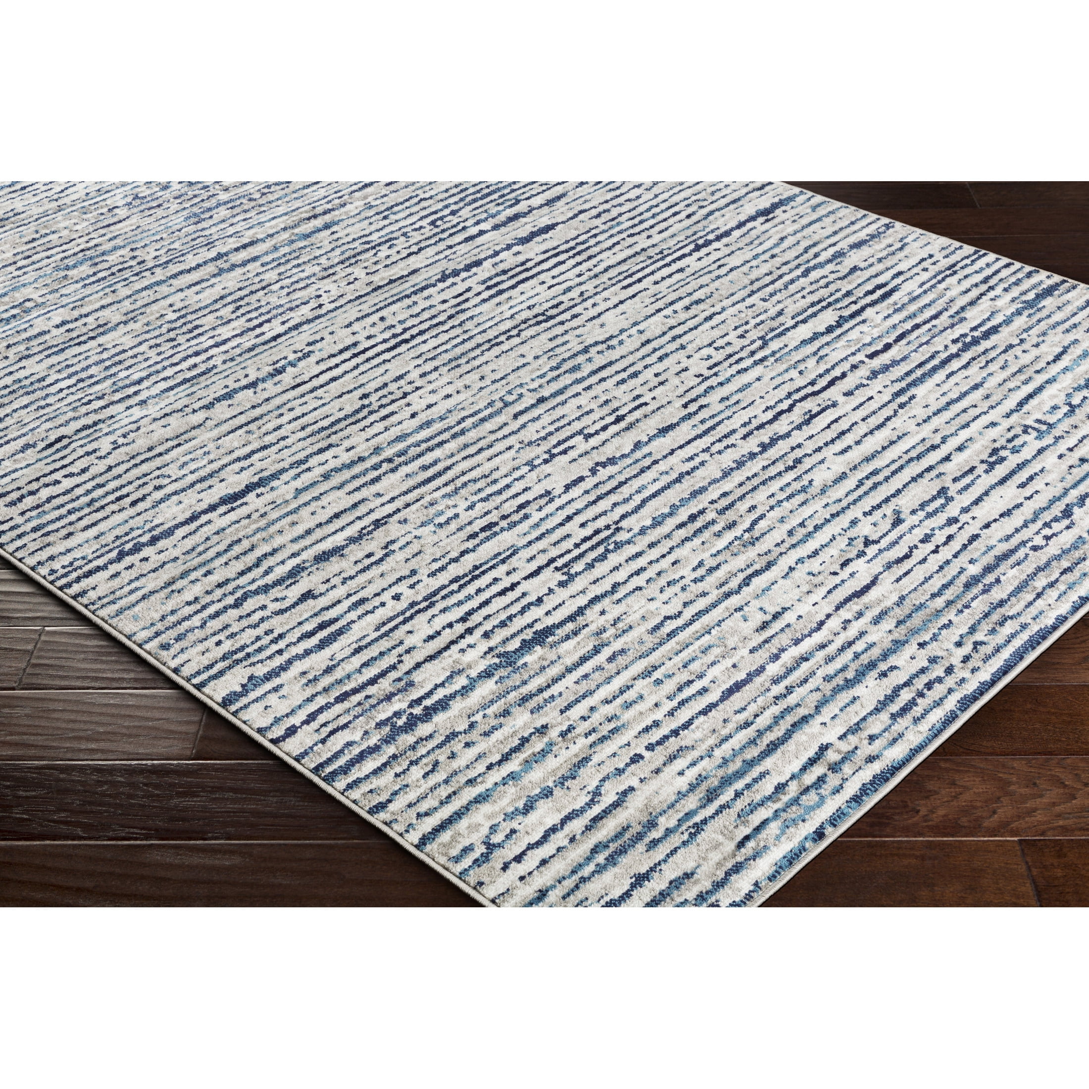 Livabliss Area Rugs for Living Room, 8x10 Monte Carlo Modern Blue Rug, Bedroom Dining Room Home Decor Stain Resistant Carpet (7'10" x 10'2")