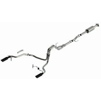 Borla 140863BC S-Type Cat-Back Exhaust System Fits 21 F-150 Fits select: 2021-2022 FORD F150, 2023 FORD F150 SUPER CAB