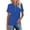 Blue #11, variant on DORKASM Womens Polo Shirts Short Sleeve Button Lapel Collared Summer Tops Business Casual Basic Tees Black XL