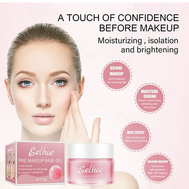 Base de maquillaje de 30ml Cosméticos hidratantes Gel de maquillaje Control de aceite para belleza facial