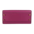 thumbnail image 4 of Pre-Owned VERSACE VIRTUS handbag 1005960 leather magenta pink beige shoulder bag, 4 of 10