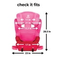 thumbnail image 7 of Diono Cambria 2XT Latch 2-in-1 High Back to Backless Booster Car Seat, Pink, 7 of 7