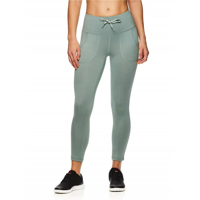 Reebok Legging Capri de Compression de Performance à Taille Mi-Haute Imprimé pour Femmes