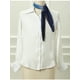 thumbnail image 2 of BUFANDA DE CUELLO PLEGADA EN ROMBO CON RAYAS DE COLOR CONTRASTANTE PARA MUJERES INSPIRE CHIC AZUL, 2 of 5