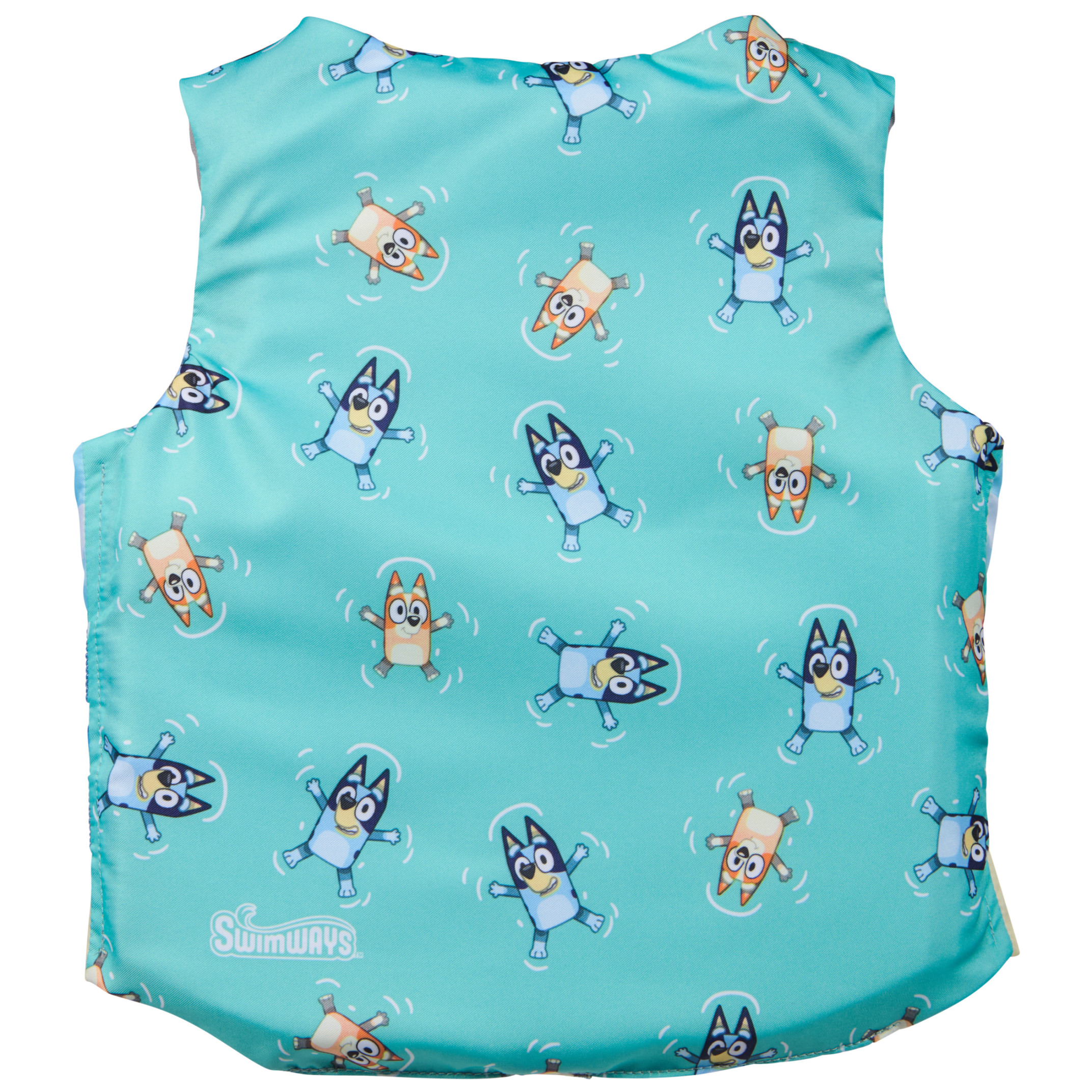 SwimWays Bluey Life Jacket (Unisex), for Kids 33-55lbs