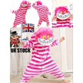 thumbnail image 3 of Pijama Kigurumi de gato de Cheshire para adultos/niños, disfraz de Cosplay, ropa de dormir para fiesta, Unisex ~, 3 of 3