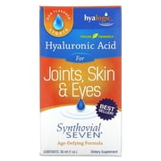 Hyalogic Synthovial Seven Hyaluronic Acid Liquid - HA Joint Support - Vegan - 1 oz