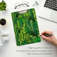 thumbnail image 4 of FMSHPON Green Cactus Plants Forest Clipboard Hardboard Wood Nursing Clip Board and Pull for Standard A4 Letter 13x9 inches, 4 of 7