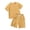 00#Yellow43, variant on WOYY Boys Summer Outfits Casual Solid Short Sleeve T Shirt Shorts Set, 2-Piece, Sizes 2-13