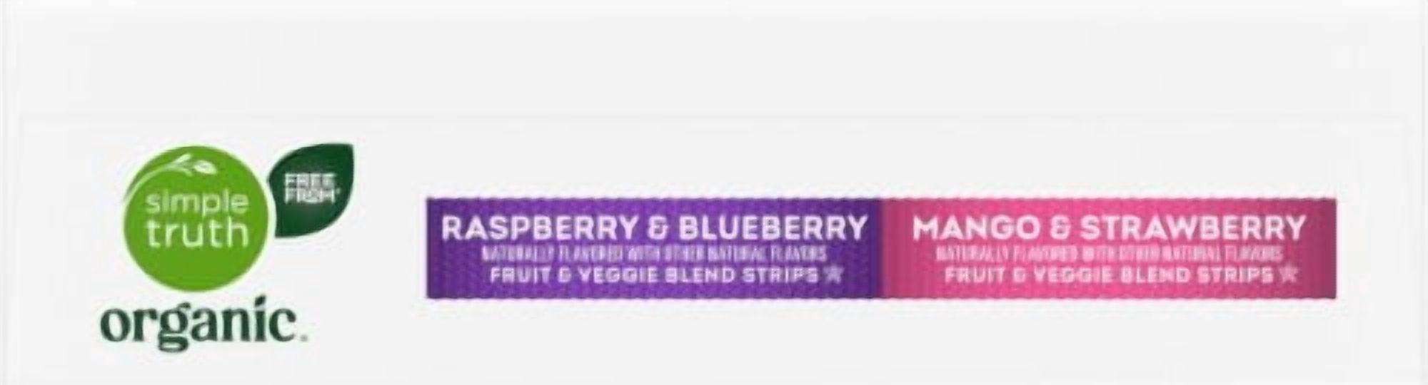 2X - Simple Truth Organic Fruit Strip Variety Pack-18 ct
