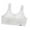 White, variant on Girls Training Bras Soft Cotton Crop Tops Unpadded Racerback Kids First Bra Sports Bra for Girls Age 7-14