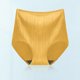 thumbnail image 2 of Gibobby Bikini elástico algodón Ropa interior cómoda de seda de hielo grande para mujer Ropa interior sólida de tiro medio sin rieles Ropa interior de algodón(Amarillo， XL), 2 of 3