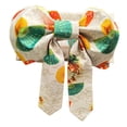 thumbnail image 1 of Cinturón de lazo para kimono japonés, portátil, cómodo y elegante para mujer, accesorio para bata yukata Blanco Verde Naranja, 1 of 9