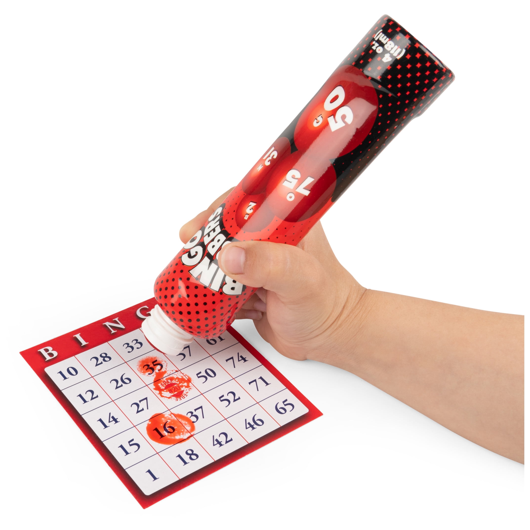 Spin Master Games, Red Bingo Dabber for Children Ages 5 and up (Includes 1 Bingo Dabber)