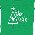 thumbnail image 4 of Inktastic Buon Natale Christmas Tree with Heart and Star Boys or Girls Baby Bodysuit, 4 of 5